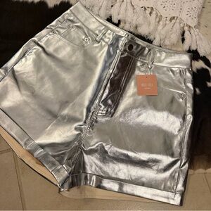 Silver Women's Shorts